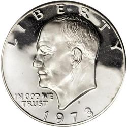 1973-S $1 Silver PR70 Deep Cameo PCGS