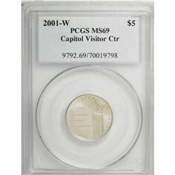 2001-W $5 Capitol Visitor's Center Half Eagle