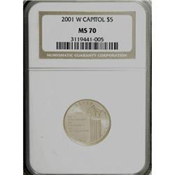 2001-W $5 Capitol Visitor's Center Half Eagle