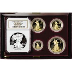 1995-W $1 Silver Eagle PR69 Deep Cameo NGC