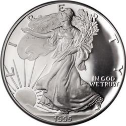 1995-W $1 Silver Eagle PR69 Deep Cameo PCGS