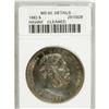 Image 1 : 1883 $1 Hawaii Dollar--Cleaned--ANACS. MS60