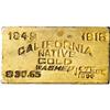 Image 1 : 1915 California Native Gold Washed Ingot. 1.075