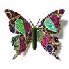 Patricia Govezensky- Original Painting on Cutout Steel "Butterfly CXLVI"