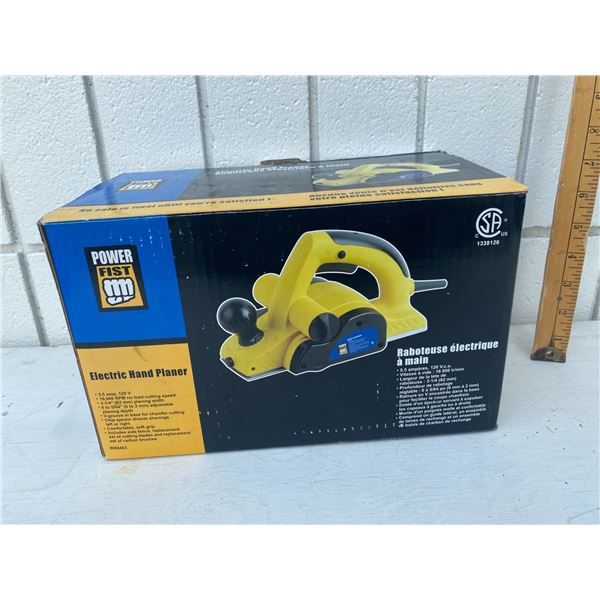 Electric hand planer