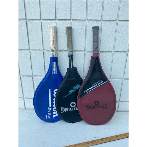 Tennis racquets