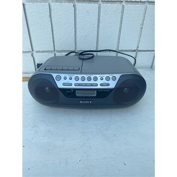 Sony  radio disc player