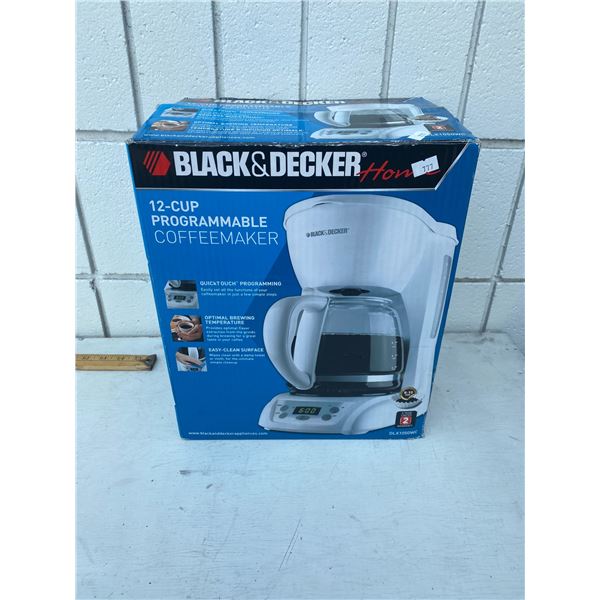 Black and decker coffee maker