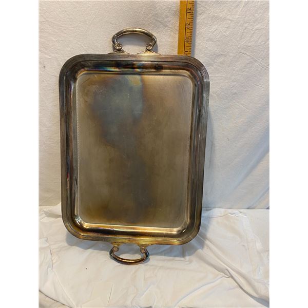 Silver plate tray