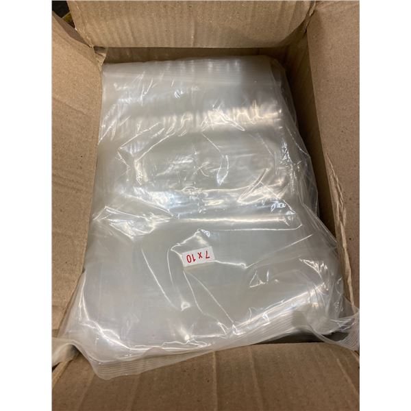 4 boxes  bags 7”x10 zip closing