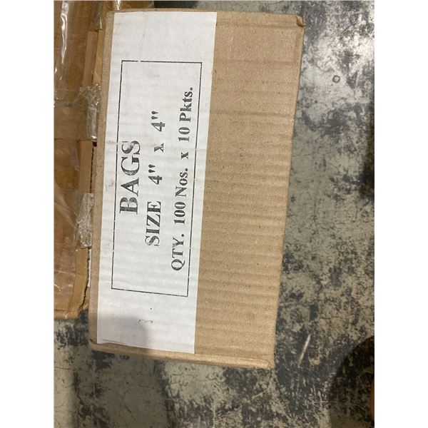 Bags zip closing  4”x4”