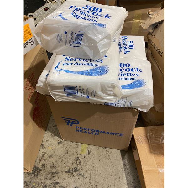 Lot of dispenser napkins