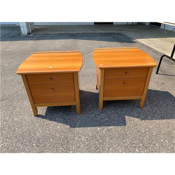 Pair of night stands vintage retro