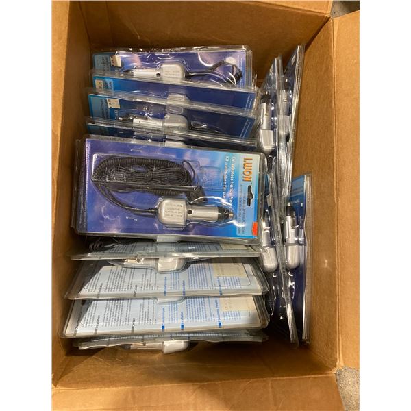 Fm wireless hands free car kit case