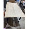 Image 1 : Marble table and 6 chairs one chair has damavmge