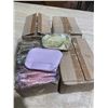 Image 1 : 4 boxes small make up bags or change purses