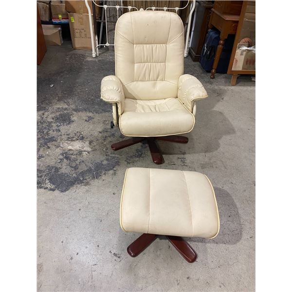 Chair and ottoman