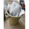 Image 1 : Garbage can with plastic