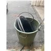Image 1 : Garbage can with hose