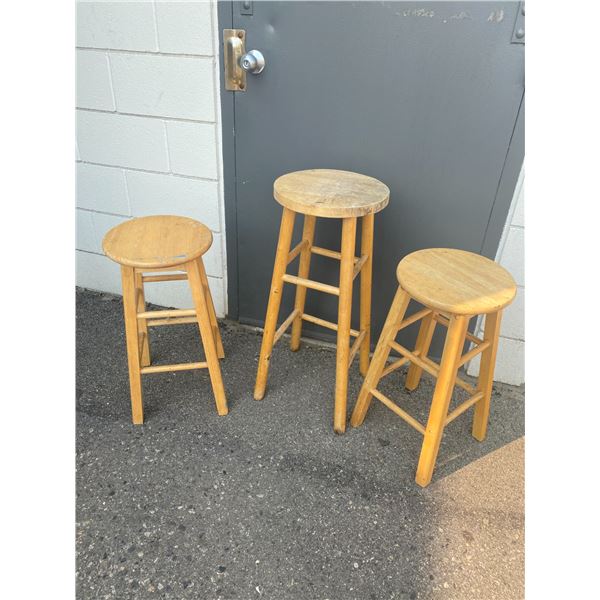 3 stools