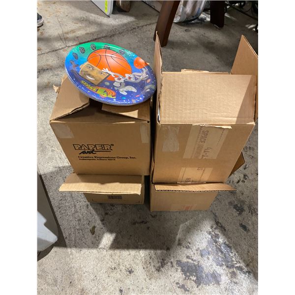 Space jam desert plates 4 boxes