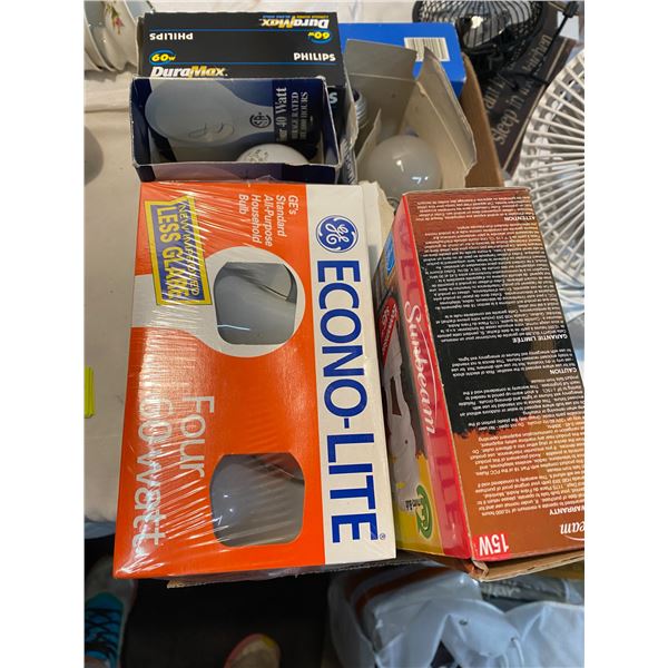 Lot of light bulbs