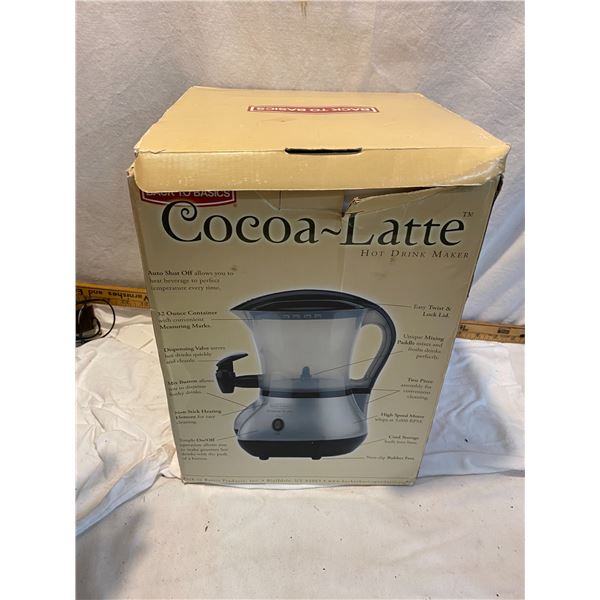 Cocoa latte hot drink maker