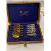 Image 1 : Sterling spoons in case