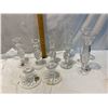 Image 1 : Crystal candle holders and vases