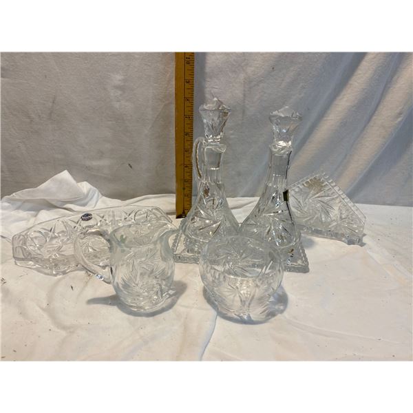 Crystal serving items