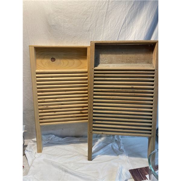 Two washboards