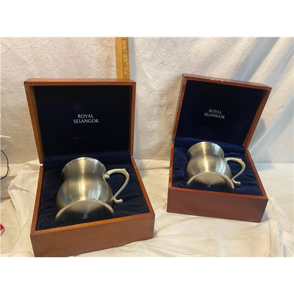 Royal Selangorpewter mugs