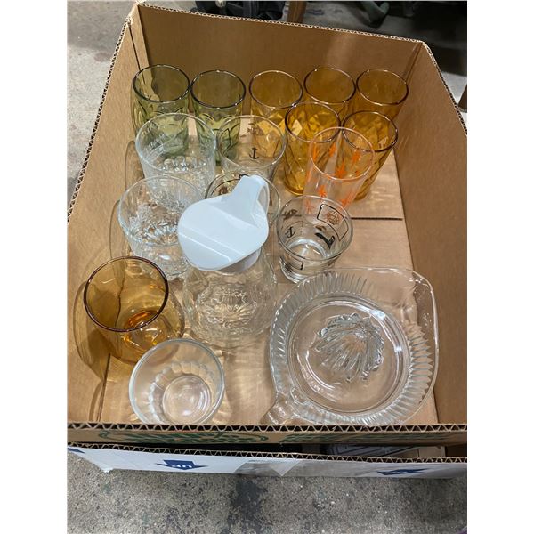 Vintage glasses and other