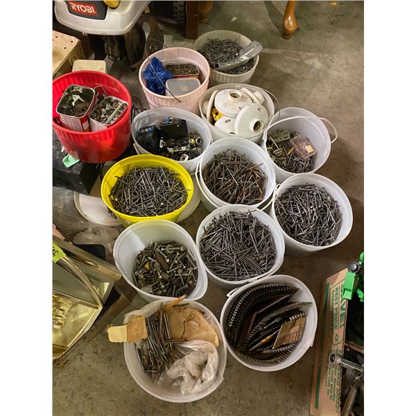 Lot nails and electrical