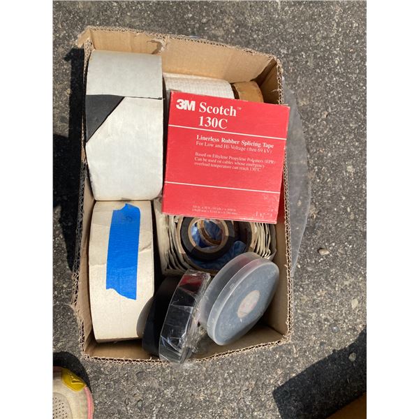 Lot of tape and misc