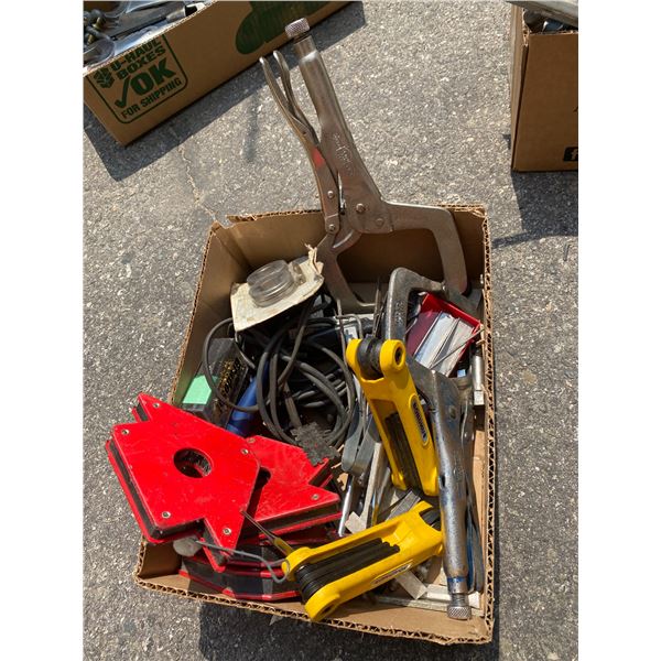 Clamps, magnets abs other tools