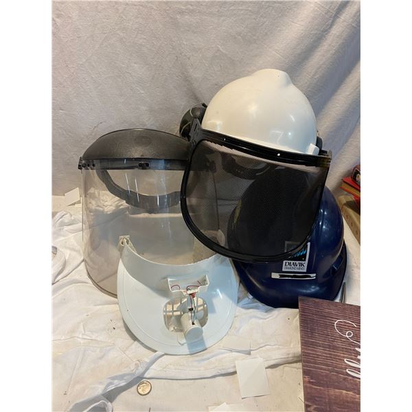 Helmets and face shield