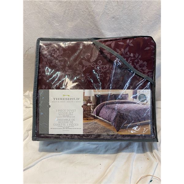 3 piece king duvet cover set new