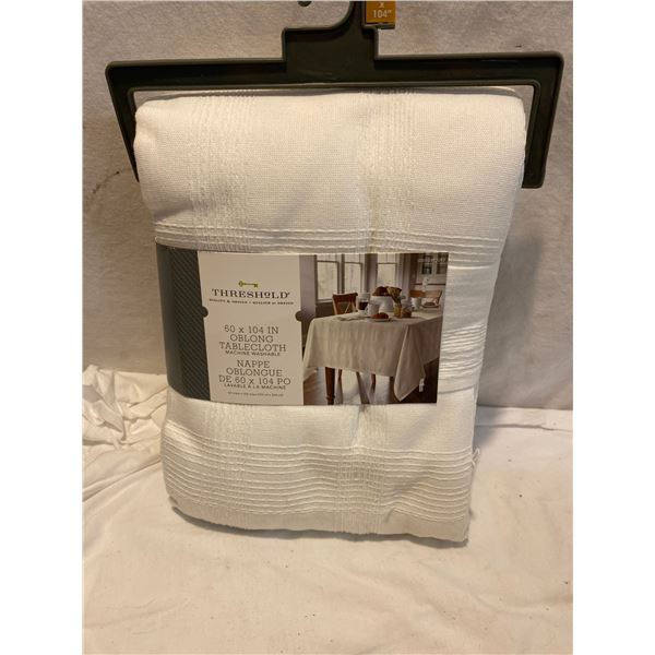60x 104 inch oblong table cloth new