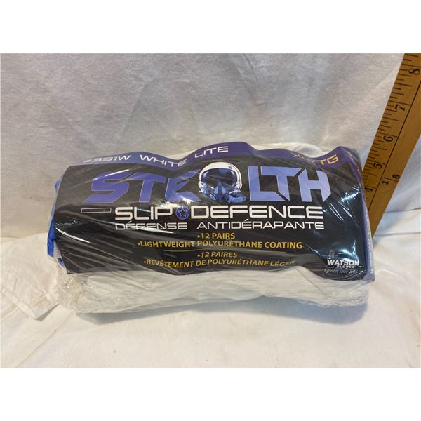 Stealth slip Defensce 12 pairs gloves size xl