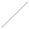 Image 2 : Round Diamond Cluster Bracelet 2 Cttw 14KT Yellow Gold