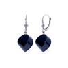 Genuine 30.5 ctw Sapphire Earrings 14KT White Gold - REF-44M4T
