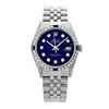 Rolex Pre-owned 36mm Mens Blue Dial Stainless Steel