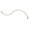 Image 1 : Round Diamond Twist Link Bracelet 1/4 Cttw 10KT Rose Gold
