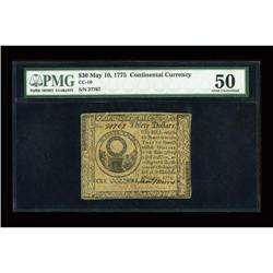 Continental Currency May 10, 1775 $30 PMG About