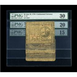 A Trio of Continentals including;