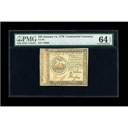 Continental Currency January 14, 1779 $35 PMG