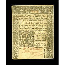 Connecticut May 10, 1775 40s About New.