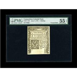 Connecticut June 7, 1776 1s PMG About