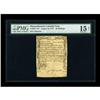 Image 1 : Massachusetts August 18, 1775 20s PMG Choice